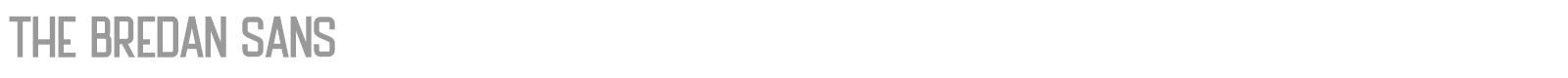 The Bredan Sans font preview